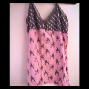 Cami top with poodles by Pjsalvage